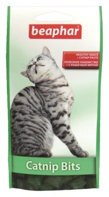 Подушечки з котячою м'ятою Beaphar Catnip Bits хрусткі для котів та кошенят, 35 г