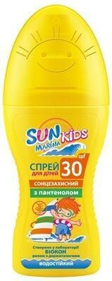 Спрей сонцезахисний Біокон Sun Marina Kids SPF 30 для дітей, 150 мл