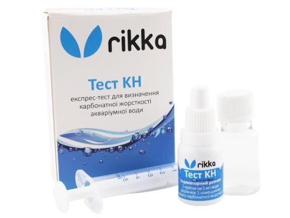 Тест KH Rikka для визначення карбонатної жорсткості акваріумної води