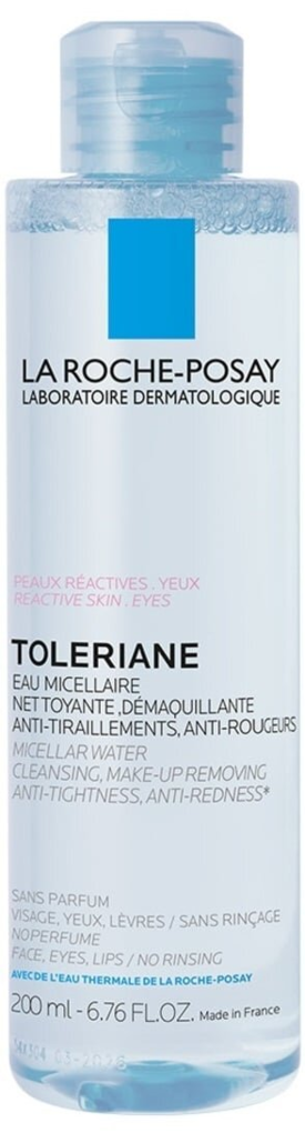 Міцелярна вода La Roche-Posay Toleriane для гіперчутливої шкіри схильної до почервоніння, 200 мл