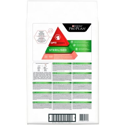 Корм сухий для котів Purina Pro Plan Sterilised з лососем, 10 кг