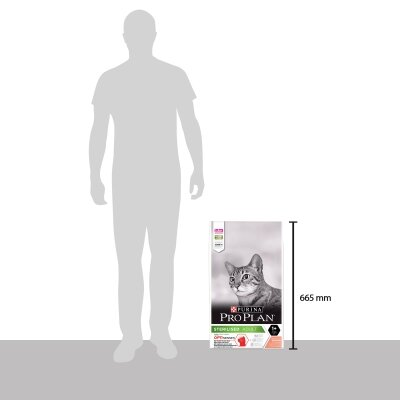 Корм сухий для котів Purina Pro Plan Sterilised з лососем, 10 кг
