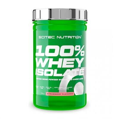Протеїн Scitec Nutrition 100% Whey Isolate, полуниця, 700 г