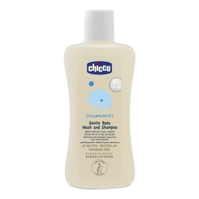 Шампунь дитячий Chicco Baby Moments для волосся і тіла (02844.10), 200 мл
