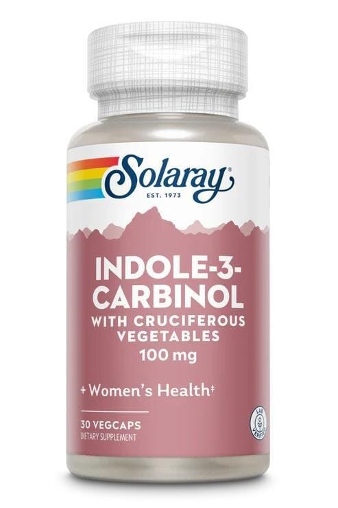 Індол-3-карбінол Solaray Indole-3-Carbinol 100, 30 капсул