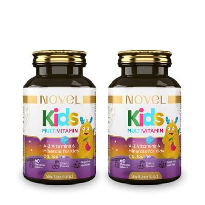Набір Novel (Kids Multivitamin табл. жувальні №60 + Kids Multivitamin табл. жувальні №60)