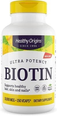 Біотин Healthy Origins Biotin 10000 мкг, 150 капсул