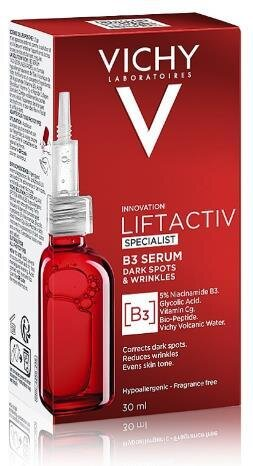 Сироватка для обличчя Vichy Liftactiv Specialist B3 проти пігментних плям та зморшок, 30 мл