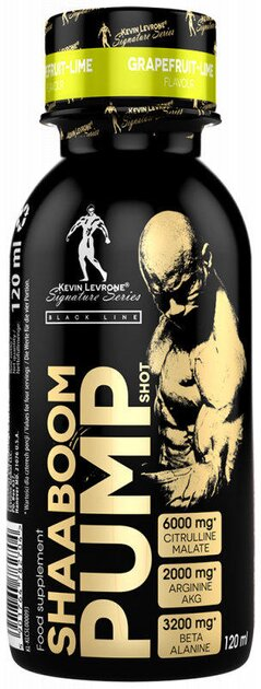 Передтренерувальний комплекс Kevin Levrone Shaaboom Pump грейпфрут-лайм, 120 мл