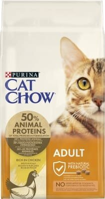 Корм сухий для кішок Purina Cat Chow Adult з куркою, 15 кг