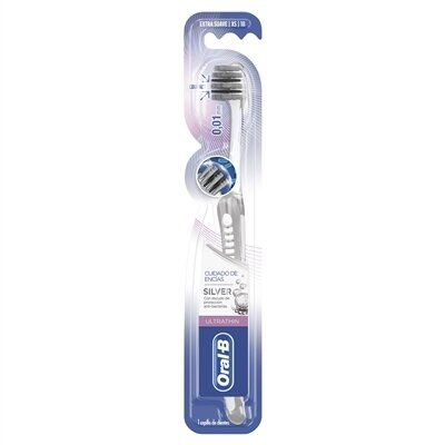 Зубна щітка Oral-B Ultrathin, догляд за яснами, срібло, 1 штука