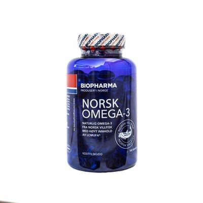 Омега-3 Biopharma Norsk Omega-3 Норвезька капсули №160