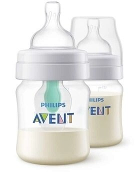 Пляшечка для годування Philips Avent Anti-Colic SCF810/24 + клапан AirFree, 125 мл, 2 шт