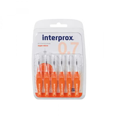 Міжзубні щітки Dentaid Interprox 4G Super Micro, 0,7 мм, 6 шт