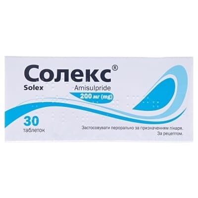 Солекс таблетки по 200 мг №30 (10х3)