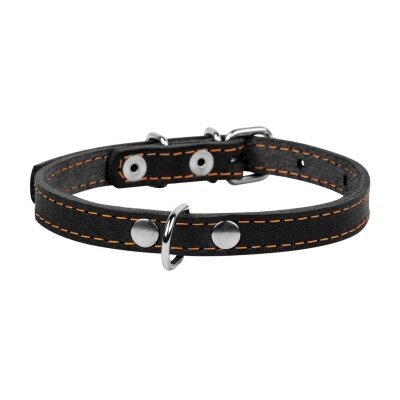 Нашийник Collar 01331 одинарний, чорний, 20 мм/32-40 см