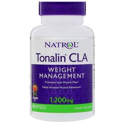 Кон'югована лінолева кислота Natrol Tonalin CLA 1200 мг, 90 капсул