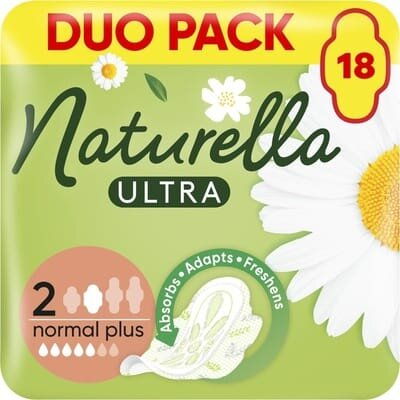 Прокладки гігієнічні Naturella Ultra Normal Plus 5 крапель, 18 шт