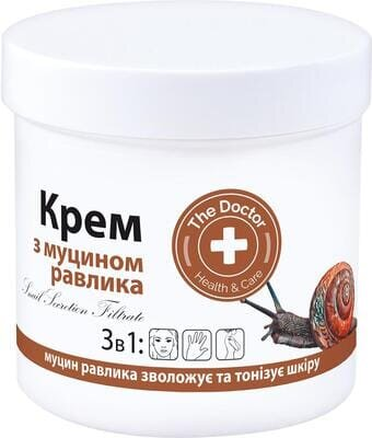 Крем для обличчя і тіла The Doctor з Муцином равлика, 250 мл