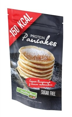 Суміш білкова Power Pro Healthy Meal Pancakes для приготування панкейк з полуницею і білим шоколадом, 40 г
