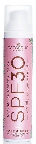 Сонцезахисний лосьйон Cocosolis SPF30 Natural Sunscreen, 100 мл