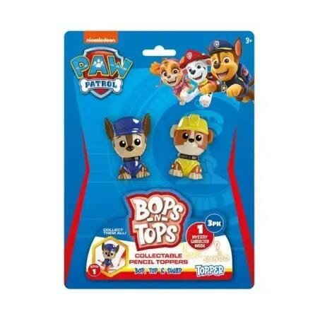 Набір колекційних фігурок-топерів Sambro Bop n Tops Щенячий патруль, 3 фігурки, в асортименті