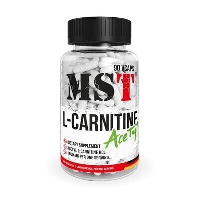 L-карнітин MST Nutrition L-Carnitine AceTyl 500 мг, 90 капсул