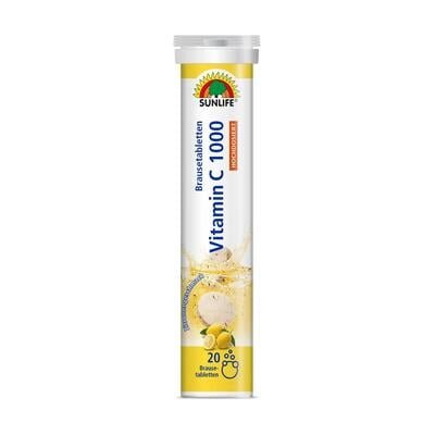 Вітаміни Sunlife Vitamin C 1000 таблетки шипучі №20
