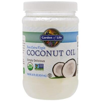 Кокосова олія першого віджиму Garden of Life Coconut Oil сира, 414 мл