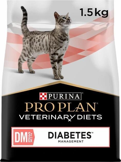 Корм сухий Purina Pro Plan Veterinary diets DM для кішок при цукровому діабеті, 1,5 кг