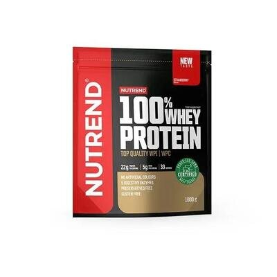 Протеїн Nutrend 100% Whey Protein полуниця, 1 кг