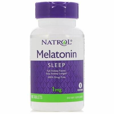 Мелатонін Natrol Melatonin 1 мг, 90 таблеток