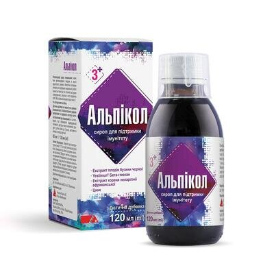 Альпікол сироп по 120 мл у флак.