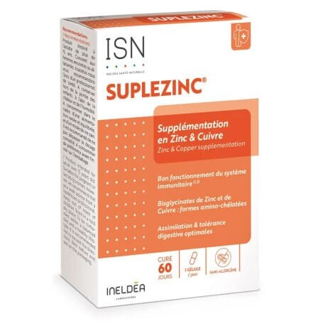 Суплецинк Ineldea Sulpezinc, 60 капсул