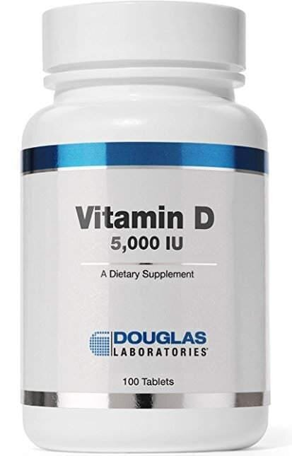 Вітамін D Douglas Laboratories Vitamin D 5000 МО доповнений, 100 таблеток