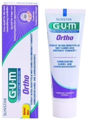Зубна паста-гель GUM Ortho, 75 мл