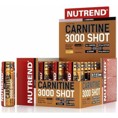 Жироспалювач Nutrend Carnitine 3000 Shot Ананас, 60 мл