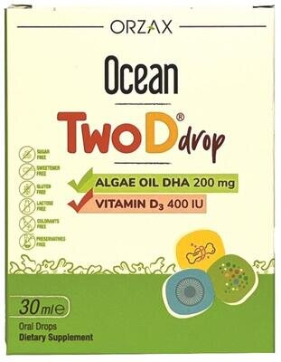 Вітаміни для дітей Orzax Ocean Twod Drop краплі по 30 мл у флак.