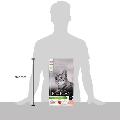 Корм сухий для котів Purina Pro Plan Sterilised Adult 1+ з лососем, 1,5 кг