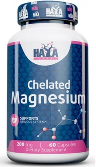 Магнію хелат Haya Labs Magnesium Chelate капсули по 200 мг №60