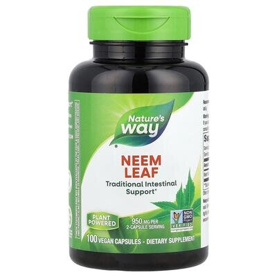 Німа лист Nature's Way Neem Leaf, 100 капсул