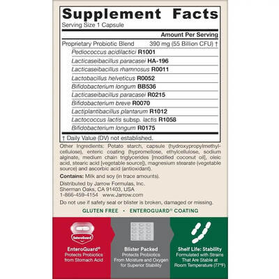 Пробіотики Jarrow Formulas Jarro-Dophilus EPS 55 млрд вег. капсули №30