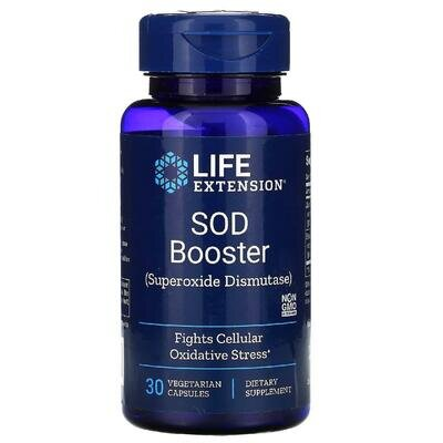 Супероксиддисмутаза Life Extension SOD Booster, 30 вегетаріанських капсул