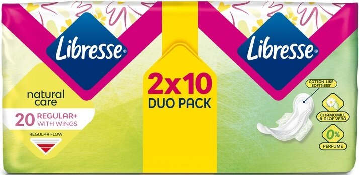 Прокладки гігієнічні Libresse Natural Care Ultra Normal, 20 шт