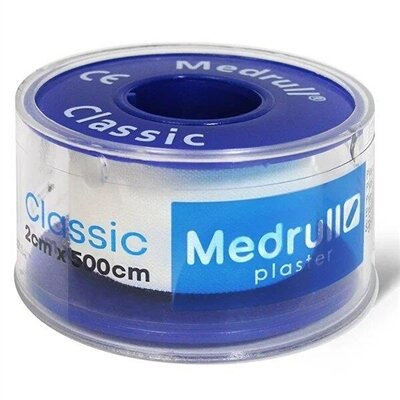 Пластир медичний Medrull Classic на тканинній основі, котушка, 2 см х 500 см