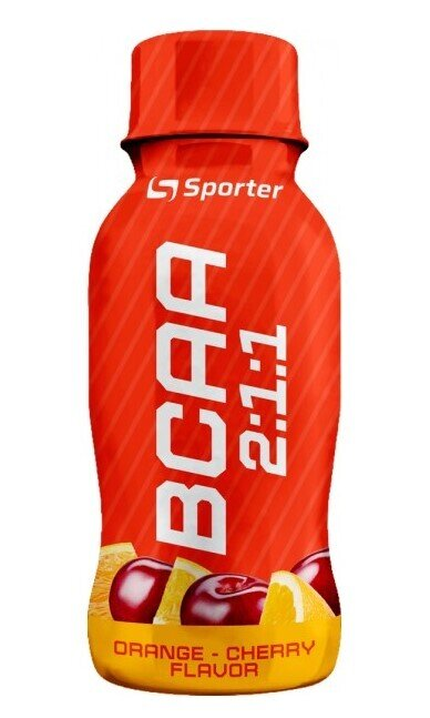 Амінокислоти Sporter BCAA 2:1:1 апельсин-вишня, 100 мл