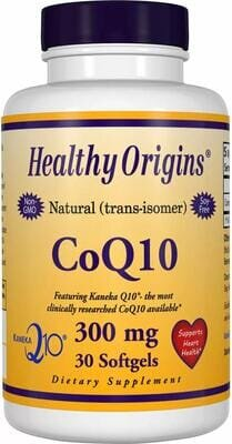 Коензим Q10 Healthy Origins Kaneka Q10 (CoQ10) 300 мг, 30 капсул