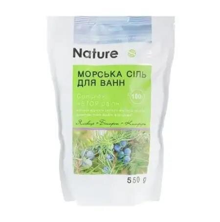 Сіль морська для ванн Nature Code STOP pain, 550 г