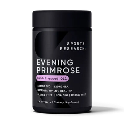 Примула вечірня Sports Research Evening Primrose Oil 1300 мг, 120 капсул