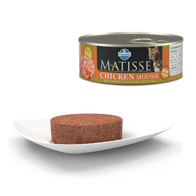 Корм вологий Farmina Matisse Cat Mousse Chicken Консервований мус з куркою для котів, 85 г